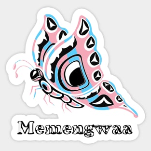 Memengwaa (Butterfly) Transgender Pride Sticker